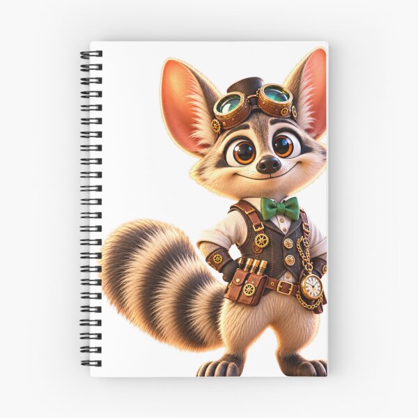 Item preview, Whimsical Steampunk Aardwolf Inventor designed and sold by Sillytoe.