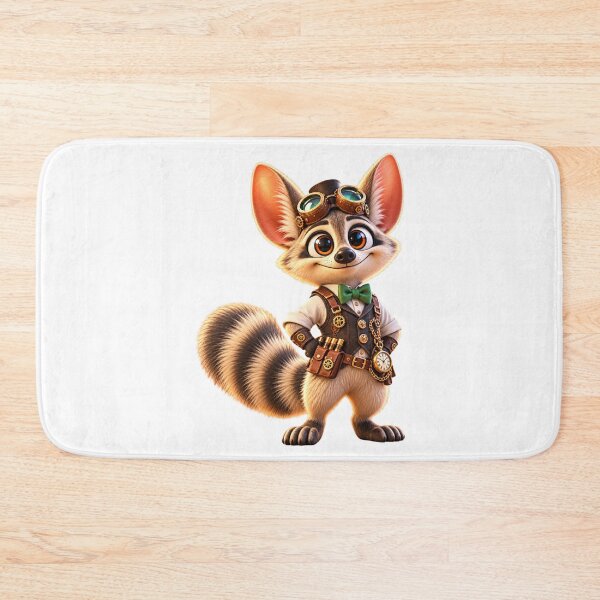 Item preview, Whimsical Steampunk Aardwolf Inventor designed and sold by Sillytoe.