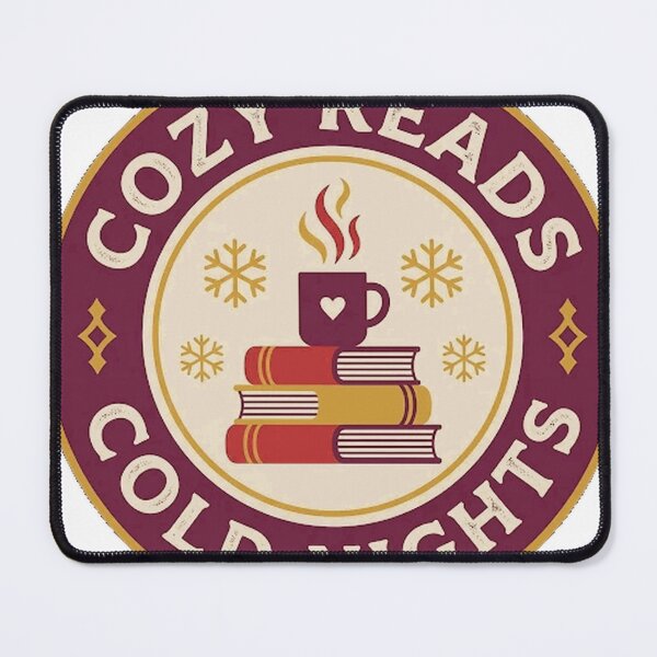 Item preview, Cozy Reads Cold Nights Book Lover Winter Reading Badge Premium Oversized Sweatshirt designed and sold by shop-insider.