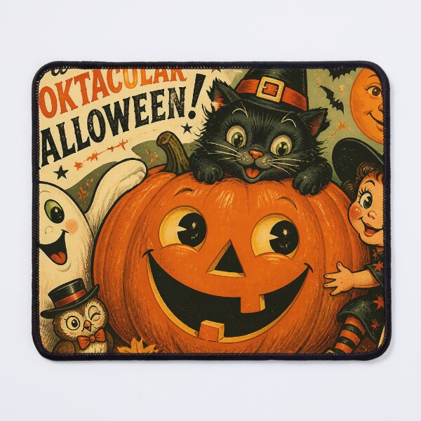Item preview,   Vintage Halloween Celebration scene designed and sold by 4Seasons.