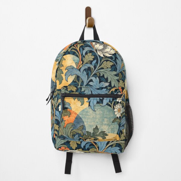 Item preview, Morris Style Floral Distressed Polka Pattern designed and sold by Panadis.