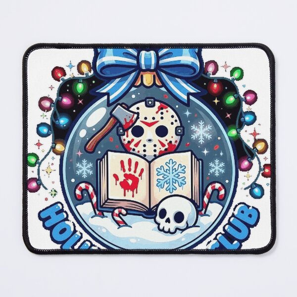 Item preview, Horror Christmas Bookish Sticker designed and sold by teluguredbubble.