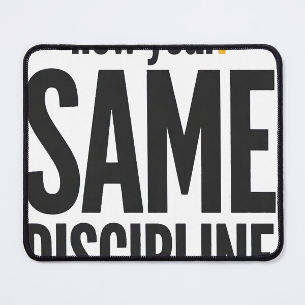 Item preview, New Year Same Discipline Gym Motivation Design designed and sold by ys96.