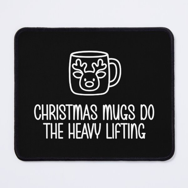 Item preview, Christmas Mugs do the Heavy Lifting designed and sold by theartfulaspie.