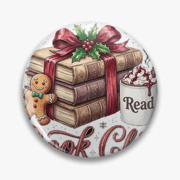 Item preview, North Pole Book club - Christmas book lover book worm Sticker designed and sold by Dreamers333.
