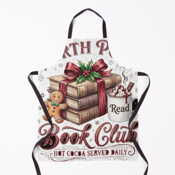 Item preview, North Pole Book club - Christmas book lover book worm Sticker designed and sold by Dreamers333.