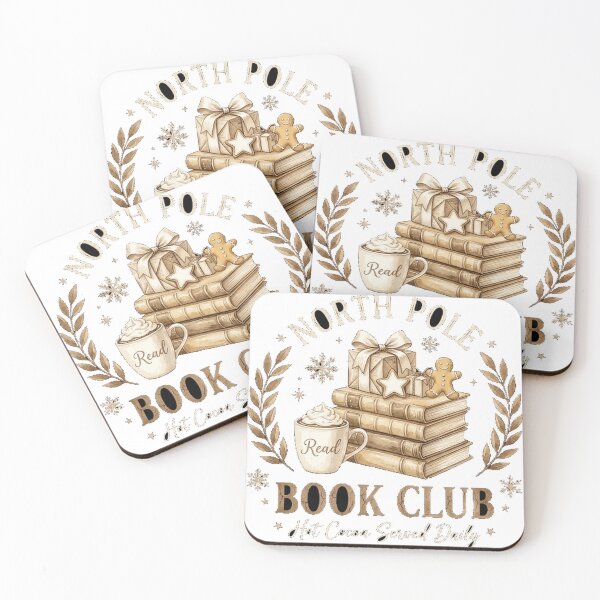 Item preview, North Pole Book Club Sticker designed and sold by bunnymoon stickers.