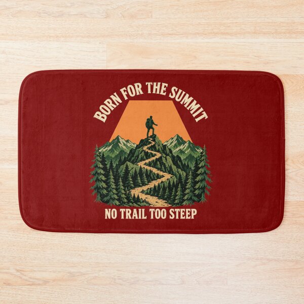 Item preview, Born for the Summit Trail Too Steep Hiking T-Shirt designed and sold by freshwear design.