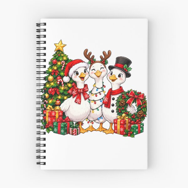 Item preview, Christmas Goose Squad Party Winter Funny Friends Santa designed and sold by QuiteOrbit.