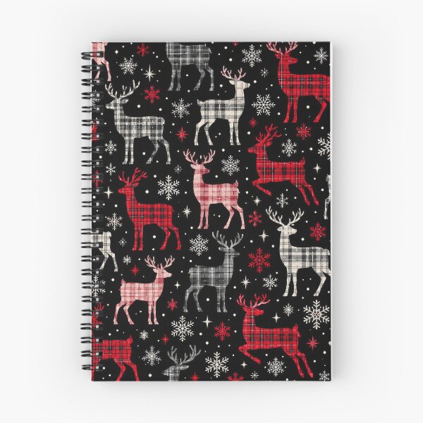 Item preview, Buffalo Plaid Reindeer Christmas Pattern designed and sold by Panadis.
