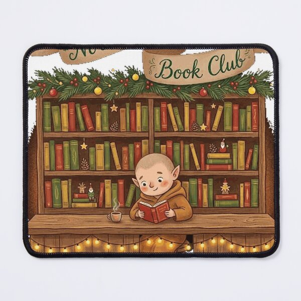 Item preview, North Pole Book Club T-Shirt, Christmas Book Lover Tee, Cozy Holiday Reading Sweatshirt, Bookworm Santa Gift Shirt Premium Oversized Sweatshirt designed and sold by Atros.