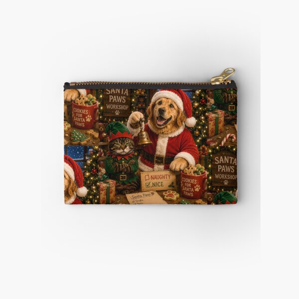 Item preview, Santa Paws & His Grumpy Little Helper designed and sold by Stubblejumper Artworks.