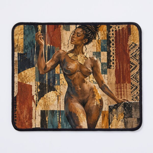 Item preview, Golden Sovereignty | Black Woman Abstract Art designed and sold by TedKentPhoto.
