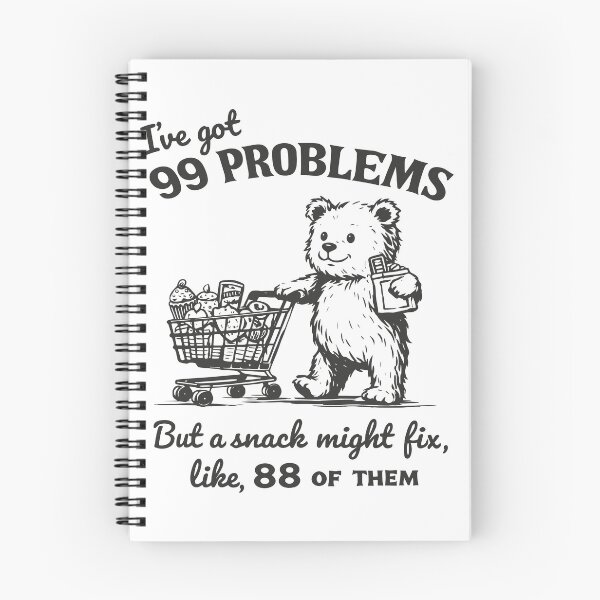 Item preview, 99 Problems Snack Bear Shopping Poster designed and sold by Matinez Pink.