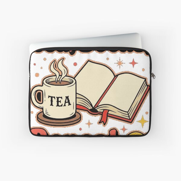 Item preview, Tea, Books, Repeat - Cute Retro Design Sticker designed and sold by gidget-gadget.