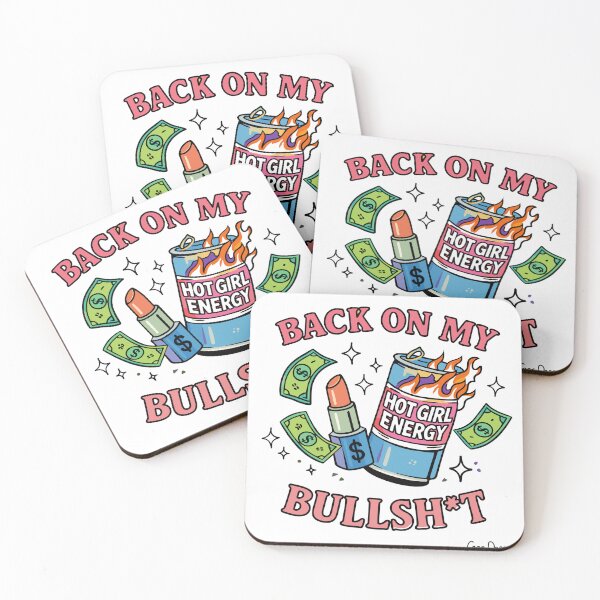 Item preview, Back On My Bullshit Hot Girl Energy Poster designed and sold by Matinez Pink.