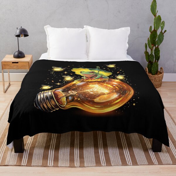 Item preview, Enchanted Illumination: Frog & Glowing Lightbulb Cottagecore Graphic designed and sold by HexOne.