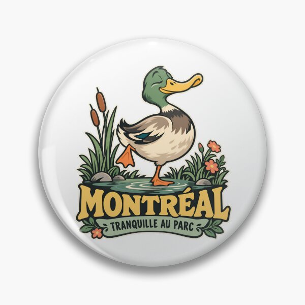 Item preview, Montreal Tranquille au Parc Happy Duck designed and sold by Fenay Designs.