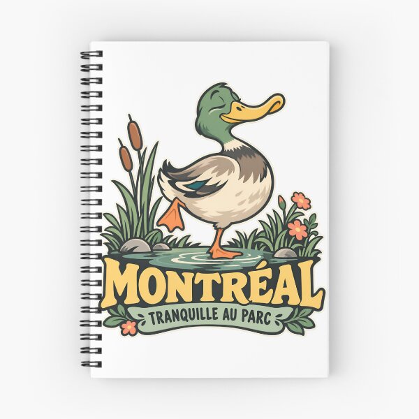 Item preview, Montreal Tranquille au Parc Happy Duck designed and sold by Fenay Designs.