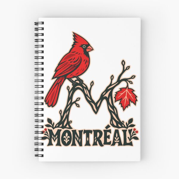Item preview, Montreal Cardinal on Branchwork M designed and sold by Fenay Designs.
