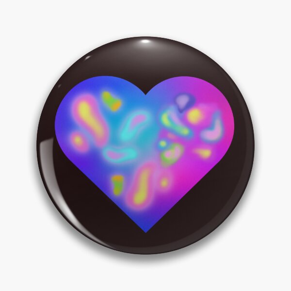 Item preview, Pink and Blue Aesthetic Colorful Heart designed and sold by TinyToadletDesign.