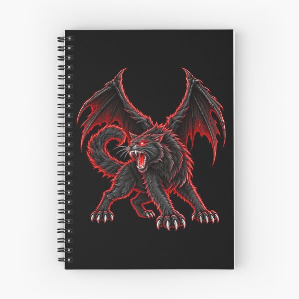 Item preview, Hellfire Feline — Winged Black Cat of Halloween - SignShirtz Original designed and sold by signshirtz.