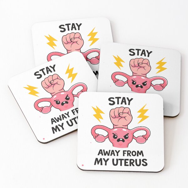 Item preview, Stay Away From My Uterus Feminism Poster designed and sold by Matinez Pink.