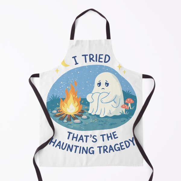 Item preview, I Tried Haunting Tragedy Ghost Poster designed and sold by Matinez Pink.