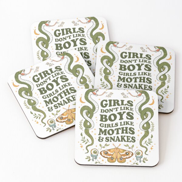 Item preview, Girls Like Moths & Snakes Poster designed and sold by Matinez Pink.