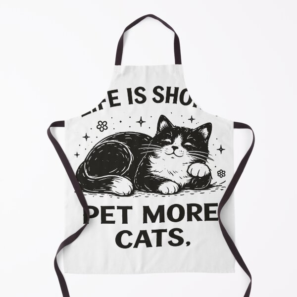 Item preview, Life Is Short Pet More Cats Poster designed and sold by Matinez Pink.