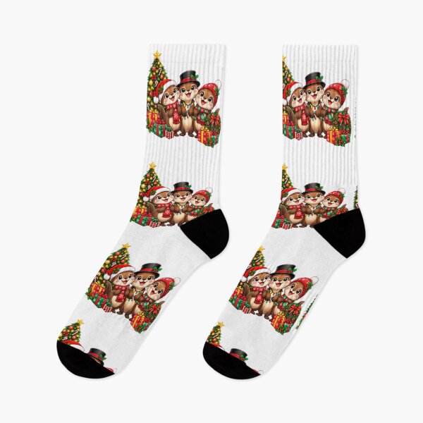 Item preview, Otters Family Group Matching Christmas Squad designed and sold by QuiteOrbit.