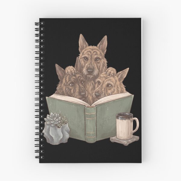 Item preview, Vintage Berger Picard Reading Book Funny Dog Lover designed and sold by dian-rody-crest.