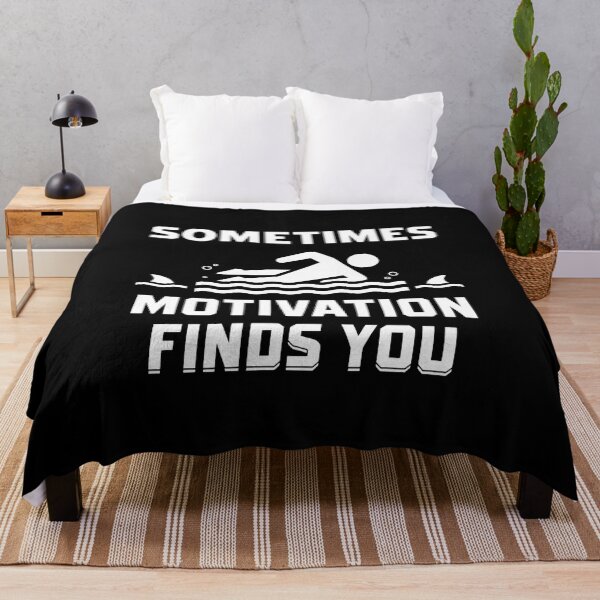 Item preview, Sometimes Motivation Finds You Shark Swim   designed and sold by richardson5442.