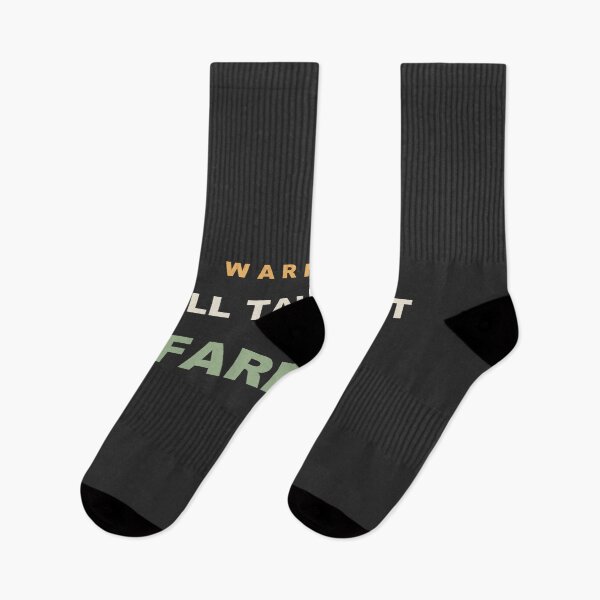 Item preview, Warning: Will Talk About Farmers - Farmer designed and sold by RetroThreadWorks.