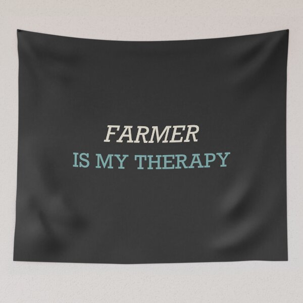 Item preview, Farmer Is My Therapy - Farmer designed and sold by RetroThreadWorks.