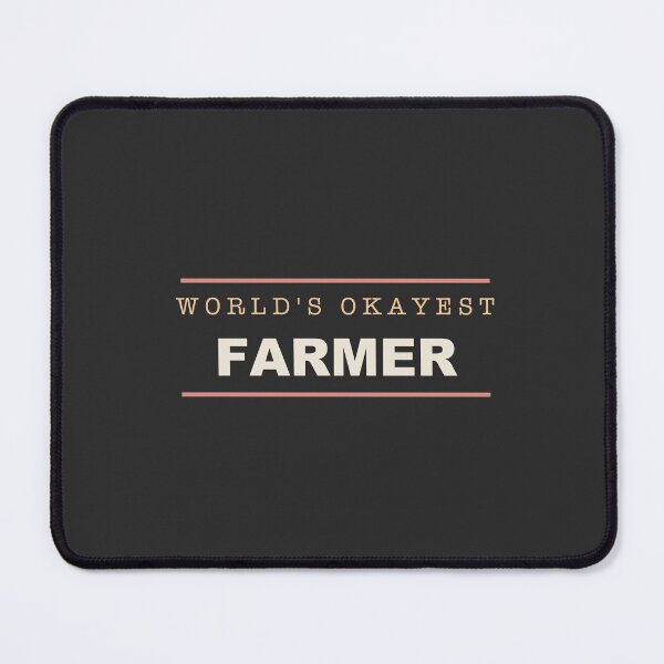 Item preview, World's Okayest Farmer - Farmer designed and sold by RetroThreadWorks.