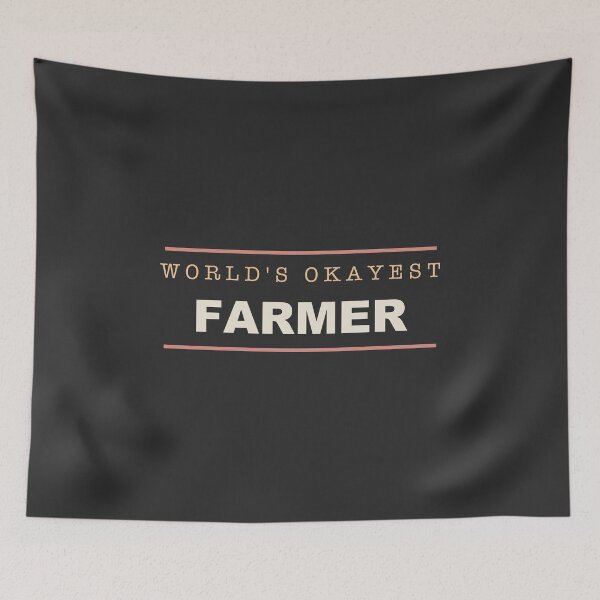 Item preview, World's Okayest Farmer - Farmer designed and sold by RetroThreadWorks.