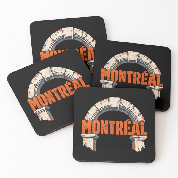 Item preview, Montreal Weathered Stone Arch Orange Letters designed and sold by Fenay Designs.