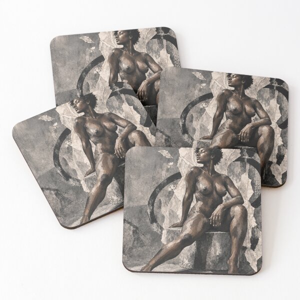 Item preview, Sculpted Silence | Black Woman Fine Art designed and sold by TedKentPhoto.