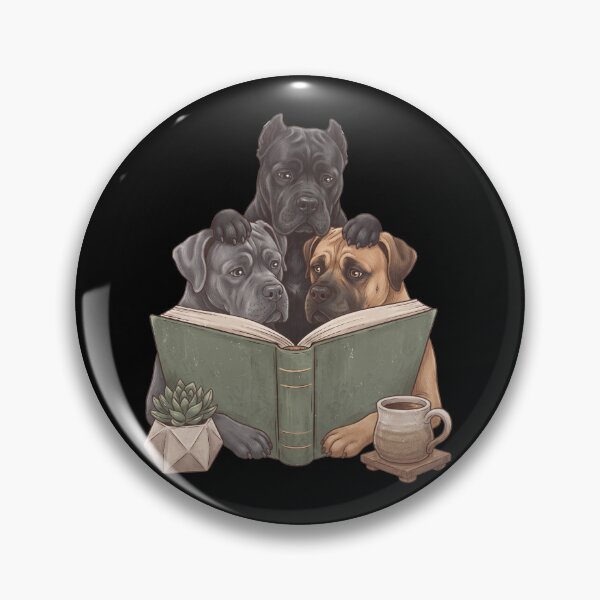 Artikelvorschau, Vintage Cane Corso Lesebuch – Lustiges Buch für Hundeliebhaber entworfen und verkauft von dian-rody-crest.