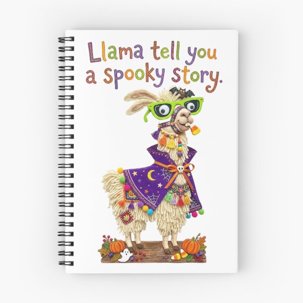 Item preview, LLAMA TELL YOU A SPOOKY STORY designed and sold by likbatonboot.
