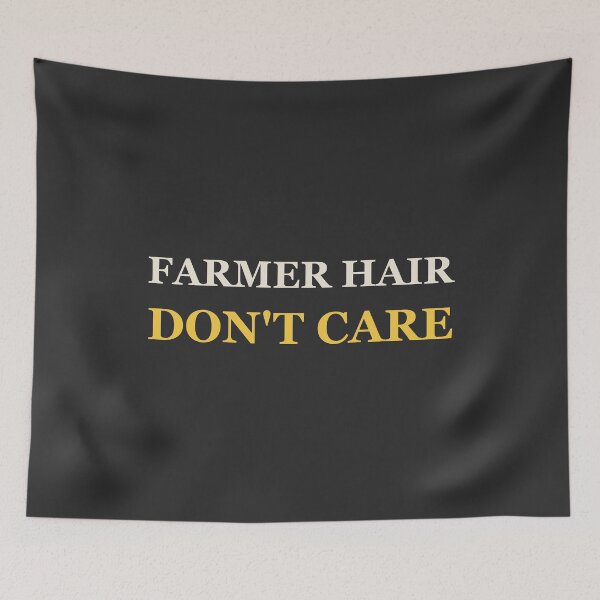 Item preview, Farmer Hair Don't Care - Farmer designed and sold by RetroThreadWorks.