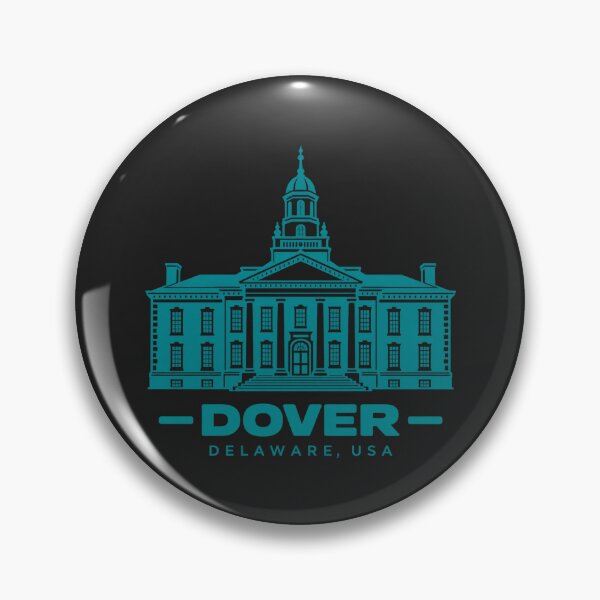 Artikelvorschau, Dover Delaware USA – Wahrzeichen-Poster (Linienzeichnung) entworfen und verkauft von CMYKStudio.