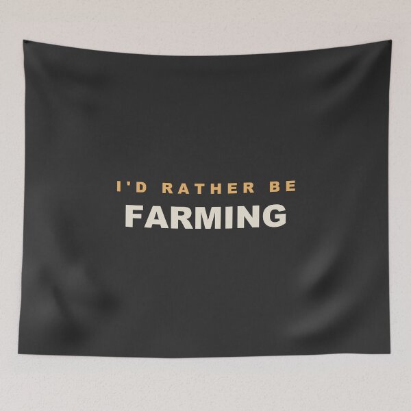 Item preview, I'd Rather Be Farming - Farmer designed and sold by RetroThreadWorks.