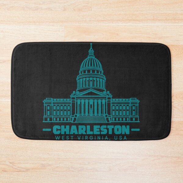 Item preview, Charleston West Virginia USA Line Art Landmark Poster designed and sold by CMYKStudio.