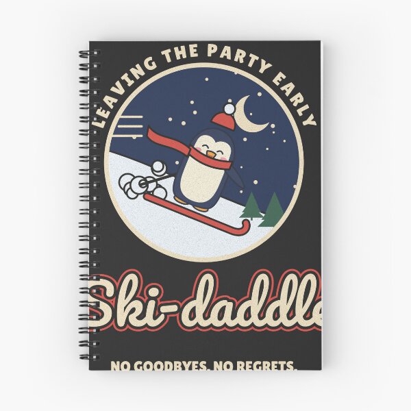 Item preview, Ski-daddle Funny Skiing Penguin designed and sold by somebasic.