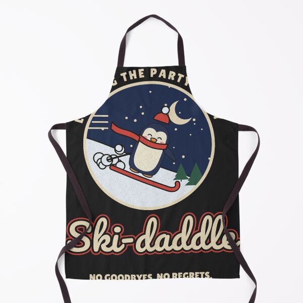 Item preview, Ski-daddle Funny Skiing Penguin designed and sold by somebasic.