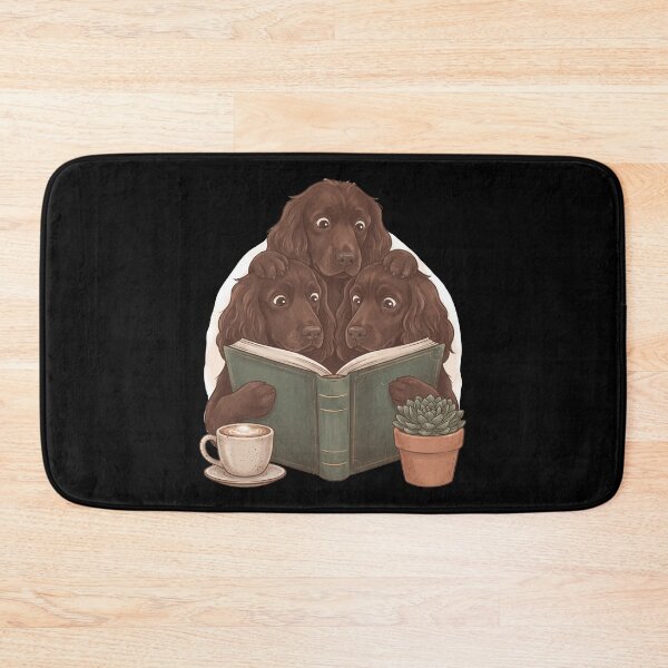 Item preview, Vintage Field Spaniel Reading Book Funny Dog Lover designed and sold by dian-rody-crest.
