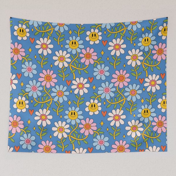 Item preview, Smiley Face Flowers designed and sold by ViaARTfactory.