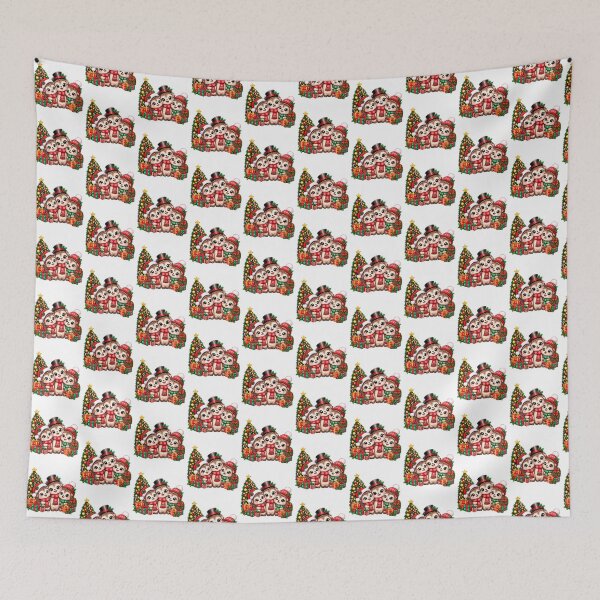 Item preview, Hedgehog Santa Hat Lights Christmas Hedgehog Xmas designed and sold by QuiteOrbit.